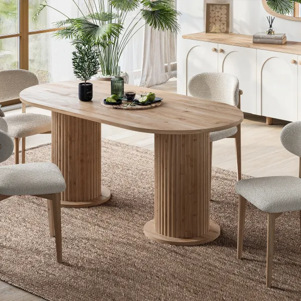 Boho Sabit Yemek Masası